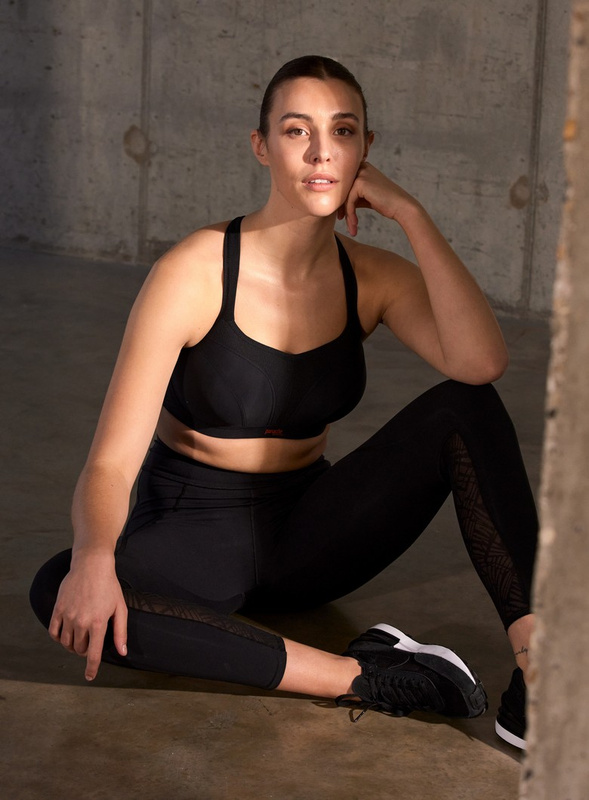 Biustonosz sportowy 5021 Panache Sport czarny