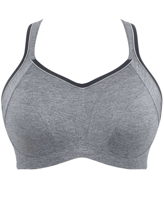 Biustonosz sportowy 9441 Sculptresse charcoal marl